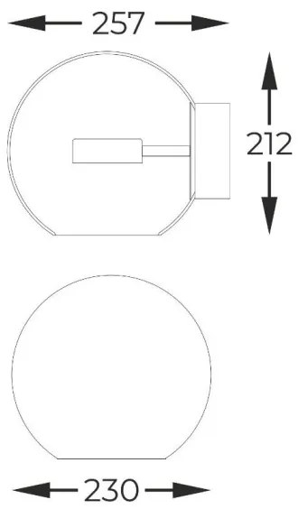Aplică LED Zuma Line W0428-01D-L4AC ENCELADUS LED/5W/230V auriu