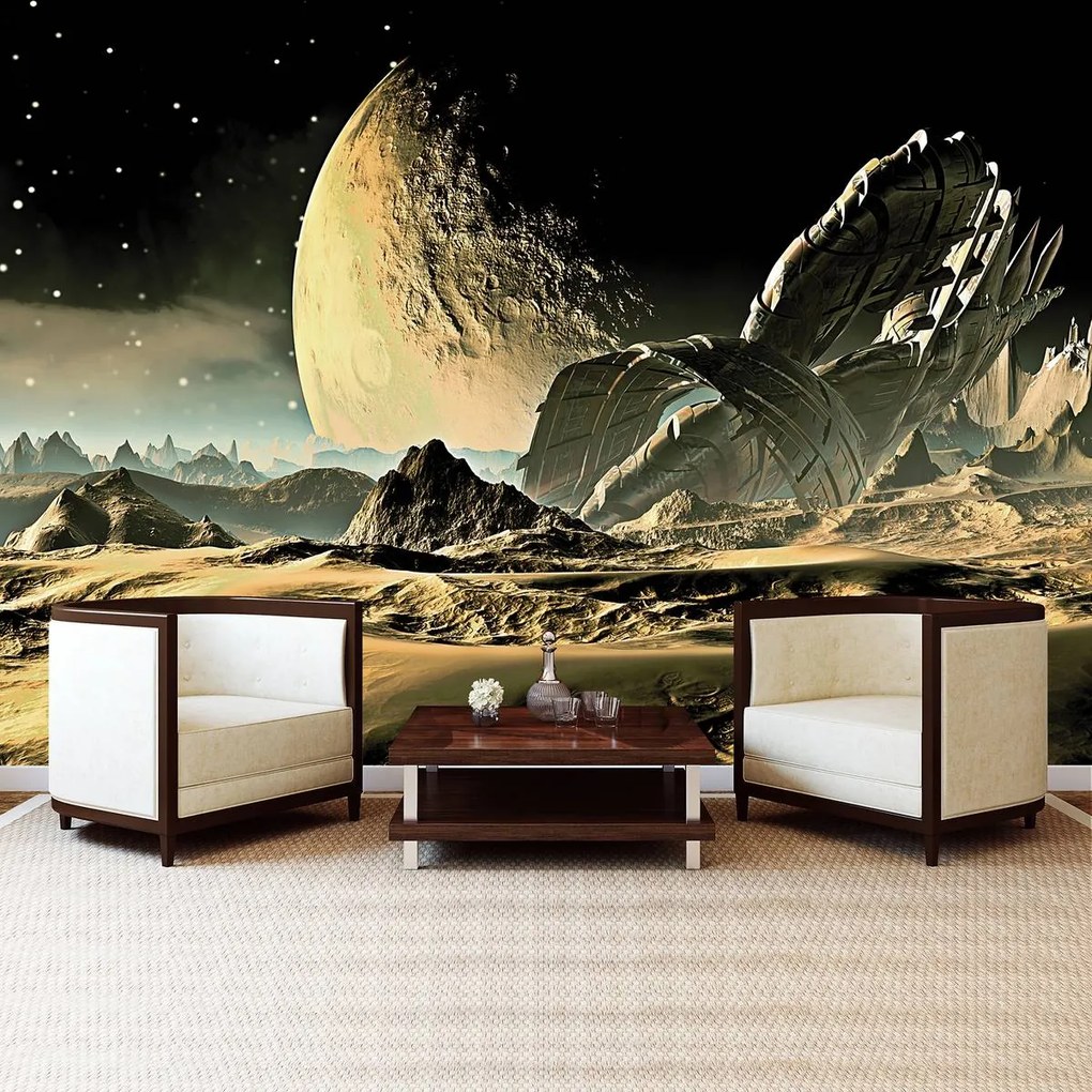 Fototapet - Aterizare pe Mars (152,5x104 cm)