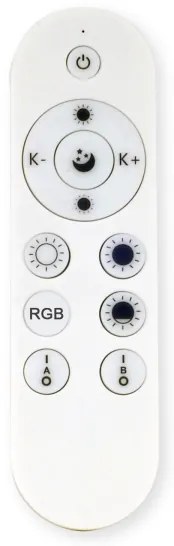 Lustră LED RGB pe cablu dimabilă LED/60W/230V Wi-Fi Tuya neagră Top Light + telecomandă