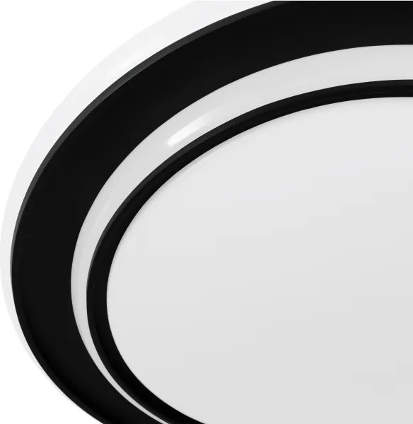 Eglo 902046 - Plafonieră MOSCHELLA LED/24W/230V, Ø 40 cm, negru