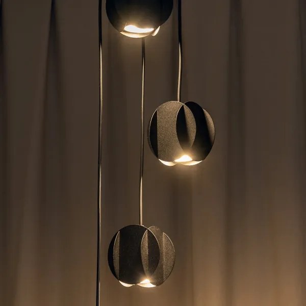 Lustră suspendată pe cablu GAMBIT, 4xGU10/10W/230V, negru