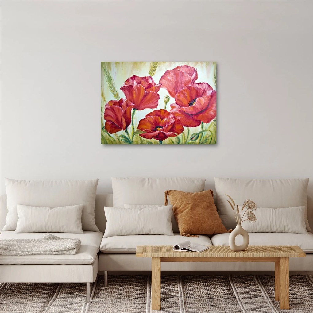 Tablou - Mac - flori (70x50 cm)