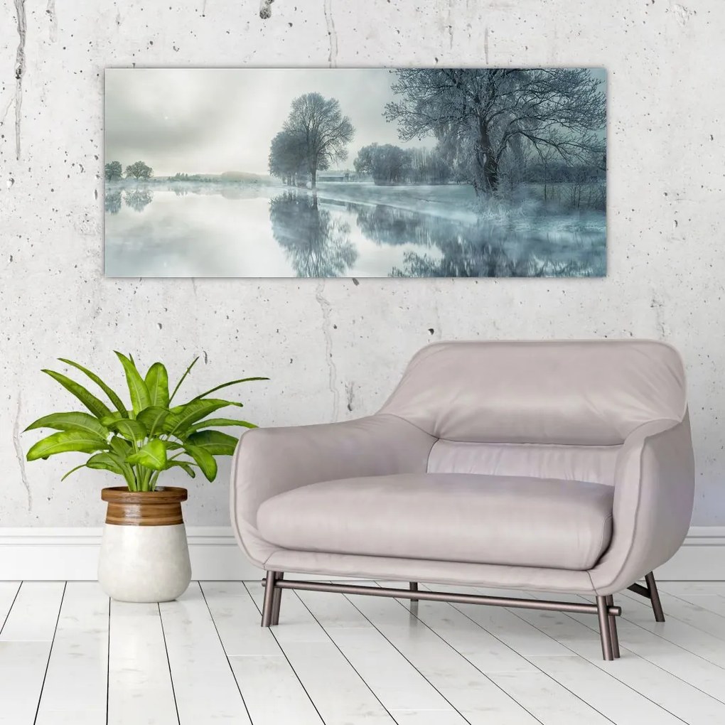 Tablou cu natura iarna (120x50 cm)