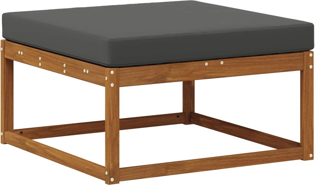 vidaXL Taburet pentru exterior Lemn Solid de Acacia natural