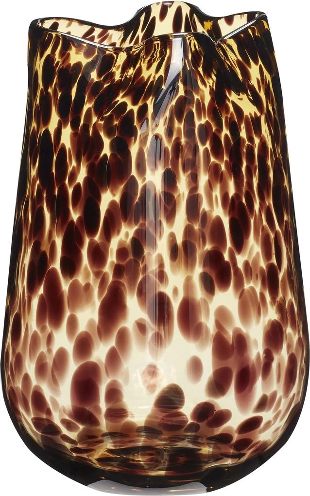 Vaza din Sticla Multicolora HUBSCH - Sticla Multicolor Diametru (19cm) x Inaltime (28cm)
