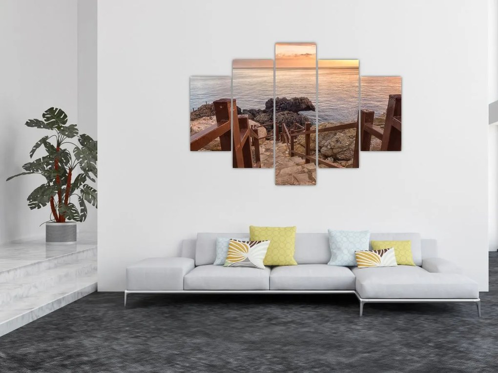 Tablou - Coborâre la mare (150x105 cm)