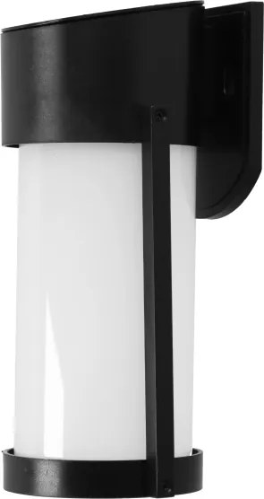 LED Lampă de perete solară LED/3,7V 300 mAh IP44 neagră