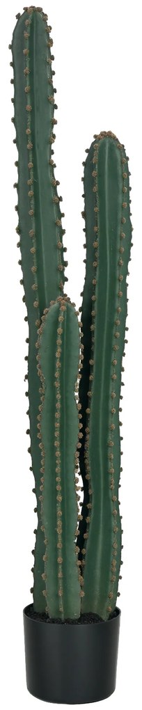 Outsunny Cactus artificial extrem de realist plantă artificială de dimensiuni mari dim. Ø 18 x 120H cm verde | Aosom Romania