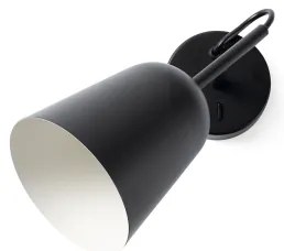 Lampă de perete FARO 28257 STUDIO 1xE14/8W/230V negru