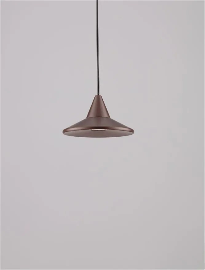 Pendul LED design minimalist DRO maro