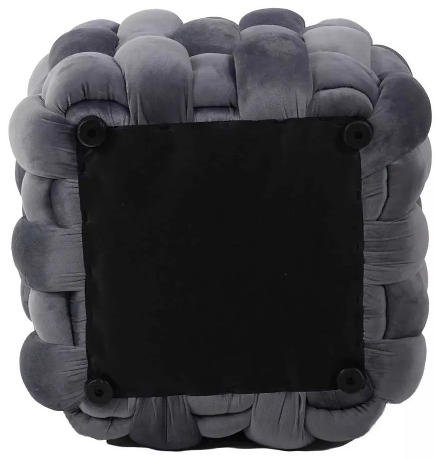 Taburet Vernier Velvet, gri
