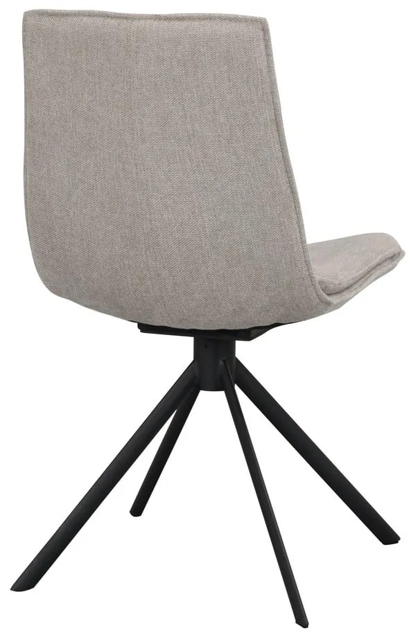 Scaune de dining bej rotative 2 buc. Lowell - Rowico
