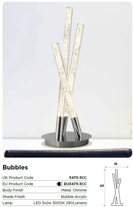 Veioza, Lampa de masa LED design modern Bubbles