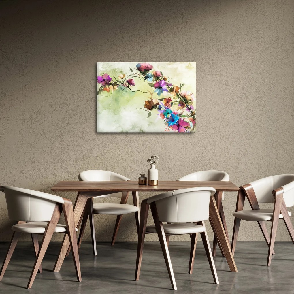 Tablou - Pictua cu flori (70x50 cm)