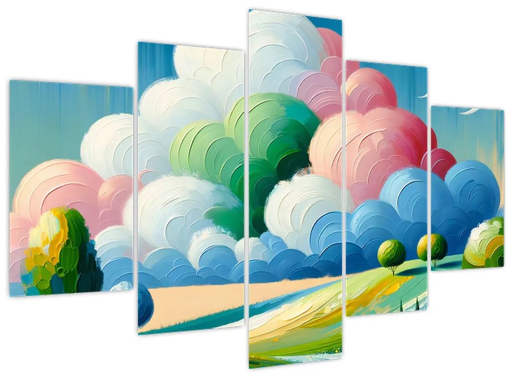 Tablou - Peisaj cu nor (150x105 cm)
