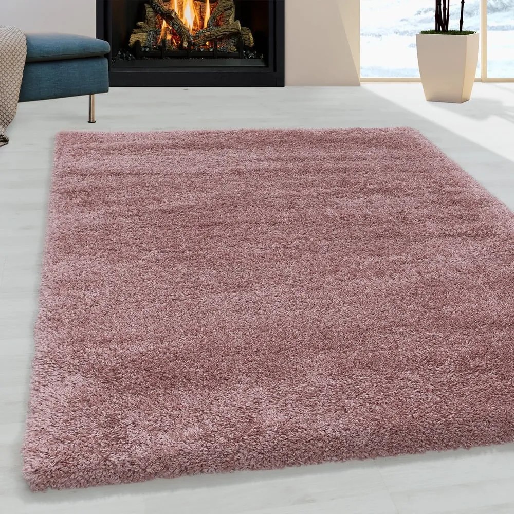 Covor roz 200x290 cm Fluffy – Ayyildiz Carpets