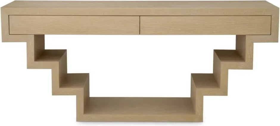 Consola LUX stil avangardist Rialto, stejar