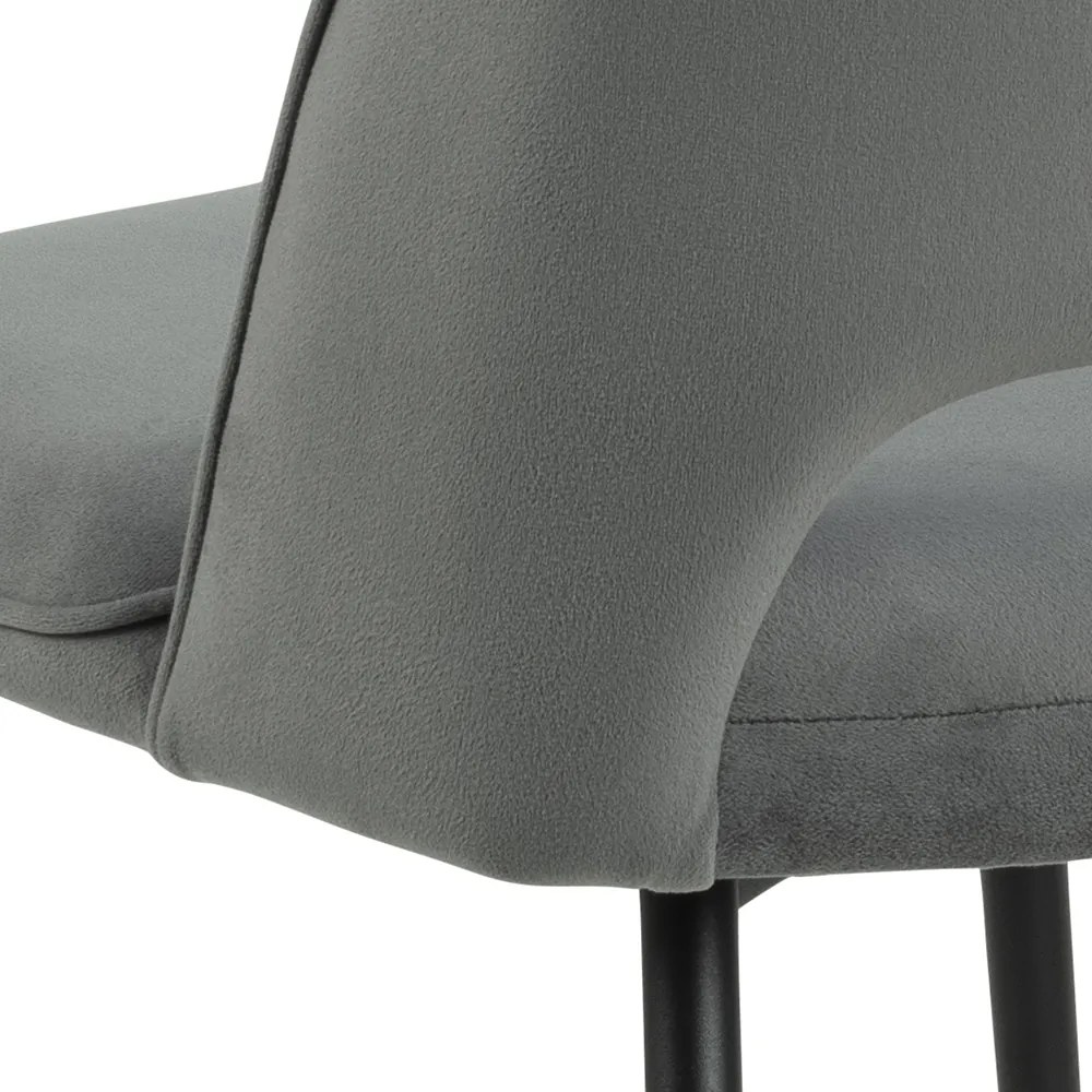 MAZZONI EXPORT SOHO Gri (material textil Dublin 40) - SCAUN MODERN PENTRU LIVING/SUFRAGERIE/BUCĂTĂRIE/BIROU