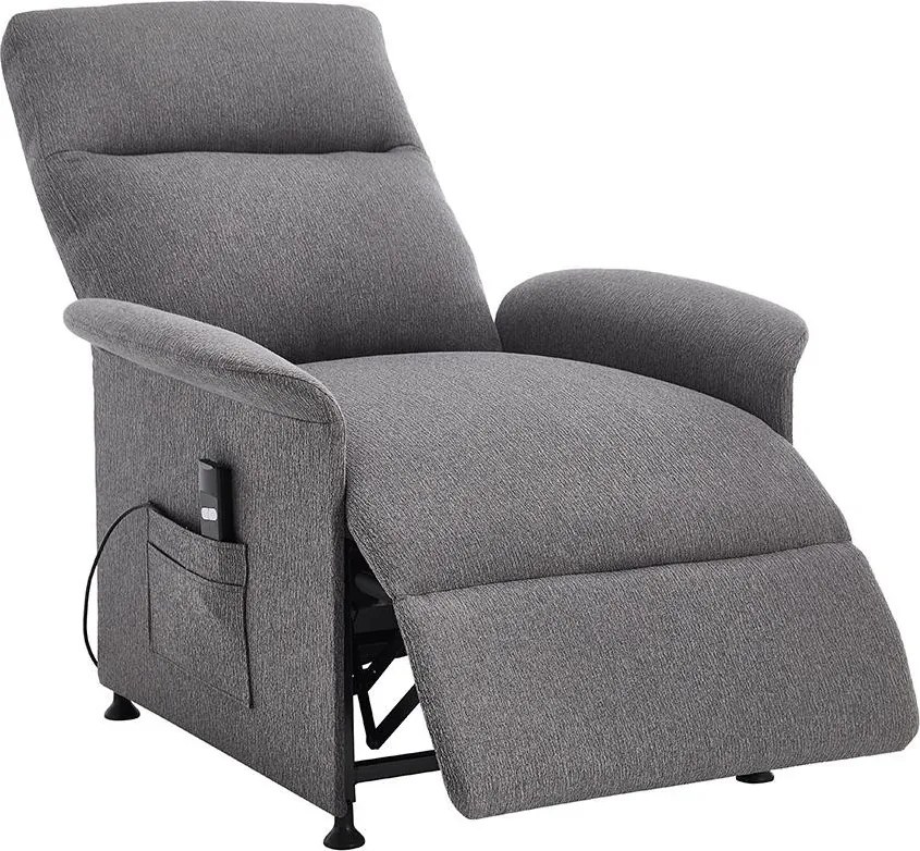 Fotoliu de relaxare reglabil electric Catini ELYSIO gri închis