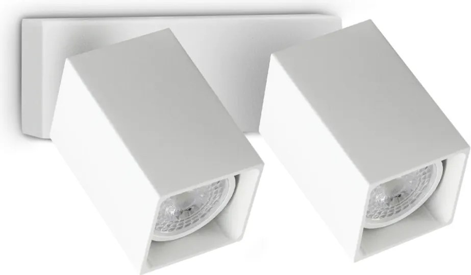 Aplica de perete DYNAMITE AP2 SQUARE BIANCO