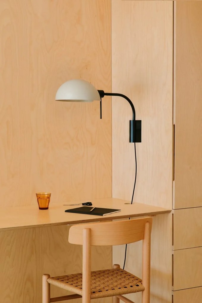 Aplica de perete metal ajustabila DOMINICA negru, bej