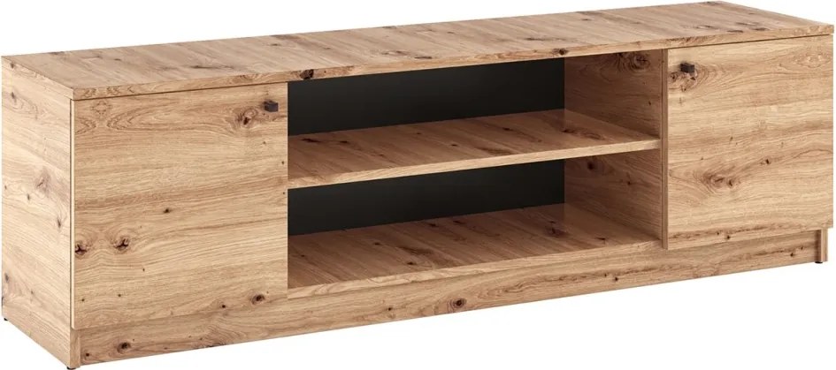 Comodă TV Evi I – 160x40x48.5 cm – Stejar Artisan