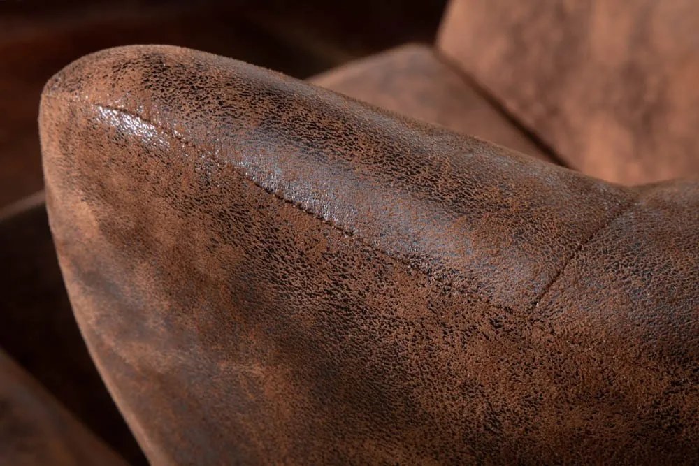 Fotoliu Clasic, Microfibra, Maro Antic, Don