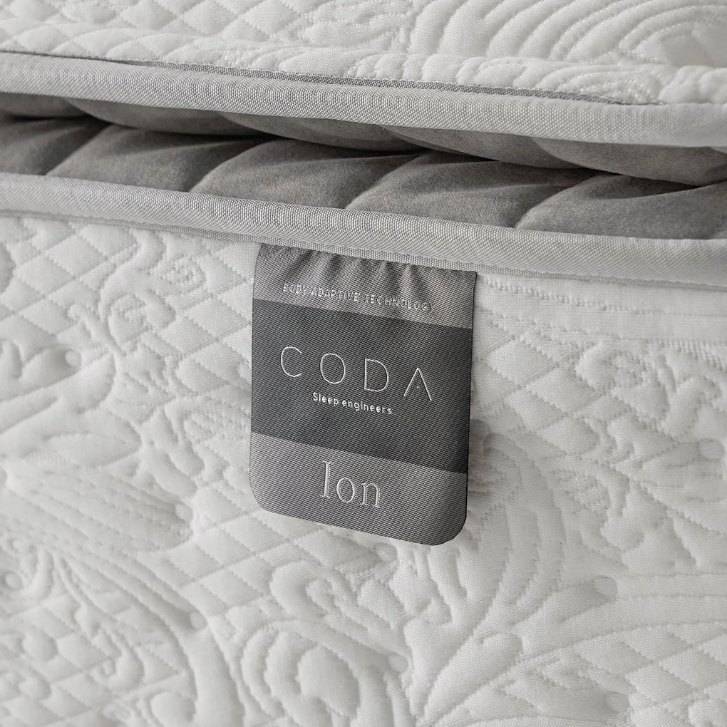 Saltea CODA, hibridă premium ION, 200x200x36, Medie