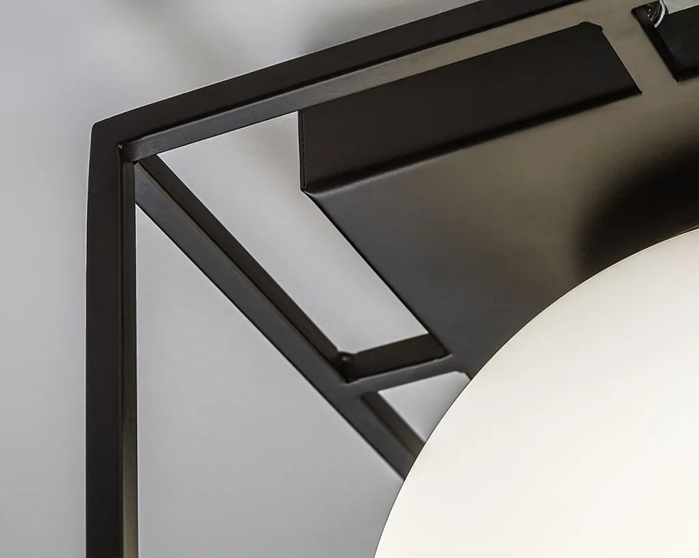 Aplica perete sau tavan pentru exterior IP44 Modane negru