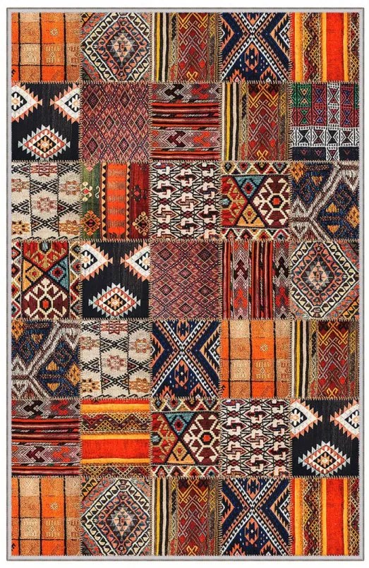 Traversa Hol HMNT899, 100x200 cm, Poliester, Multicolor