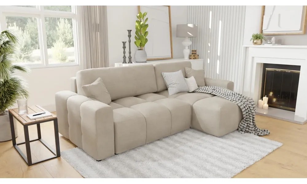 Colțar bej (cu colț variabil) Luki – Ropez