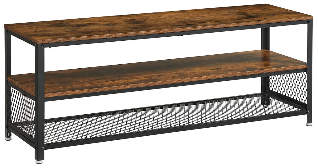 Comoda TV TAYLOR 140x40 cm, maro rustic