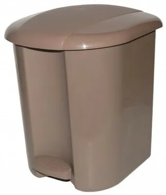 Coș de gunoi cu pedală, 17 l, cafea