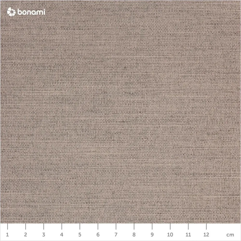 Pat dublu tapițat bej cu spațiu de depozitare cu somieră 140x200 cm Lotte - Meise Möbel