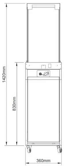 Șemineu de exterior pe gaz Planika Faro GAS 142x36 cm 8kW gri + capac de protecție