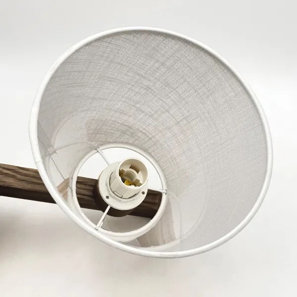 Lustră LED aplicată Brilagi ANTHONY 3xE14/40W/230V stejar nuc