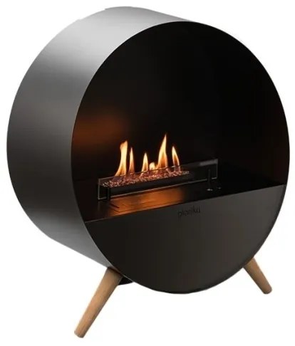 Șemineu BIO cu telecomandă Planika Bubble Wall & Floor BEV 72,6x65 cm 2,5kW