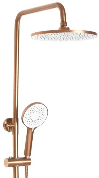 REA-P2418 - Set de duș cu baterie AVALON, cupru periat