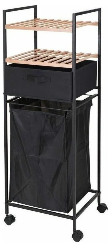 Cos de rufe mobil cu rafturi si sertar GARMENT 38x105 cm