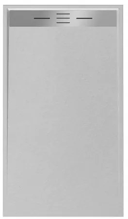 Cadita Baie Din ABS , Smack , 100x70 Cm, Cu Sifon, Alb LS