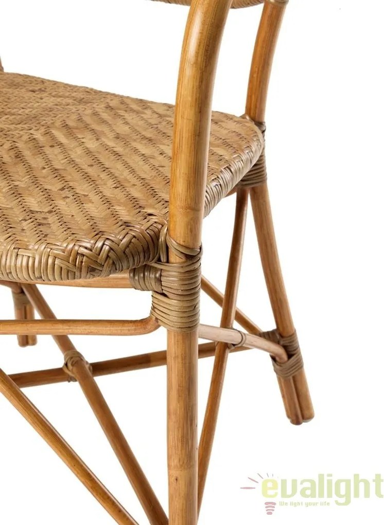 Scaun cu brate elegant din rattan, design LUX, Colony 110010 HZ