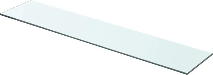 vidaXL Raft din sticlă transparentă, 70 x 15 cm