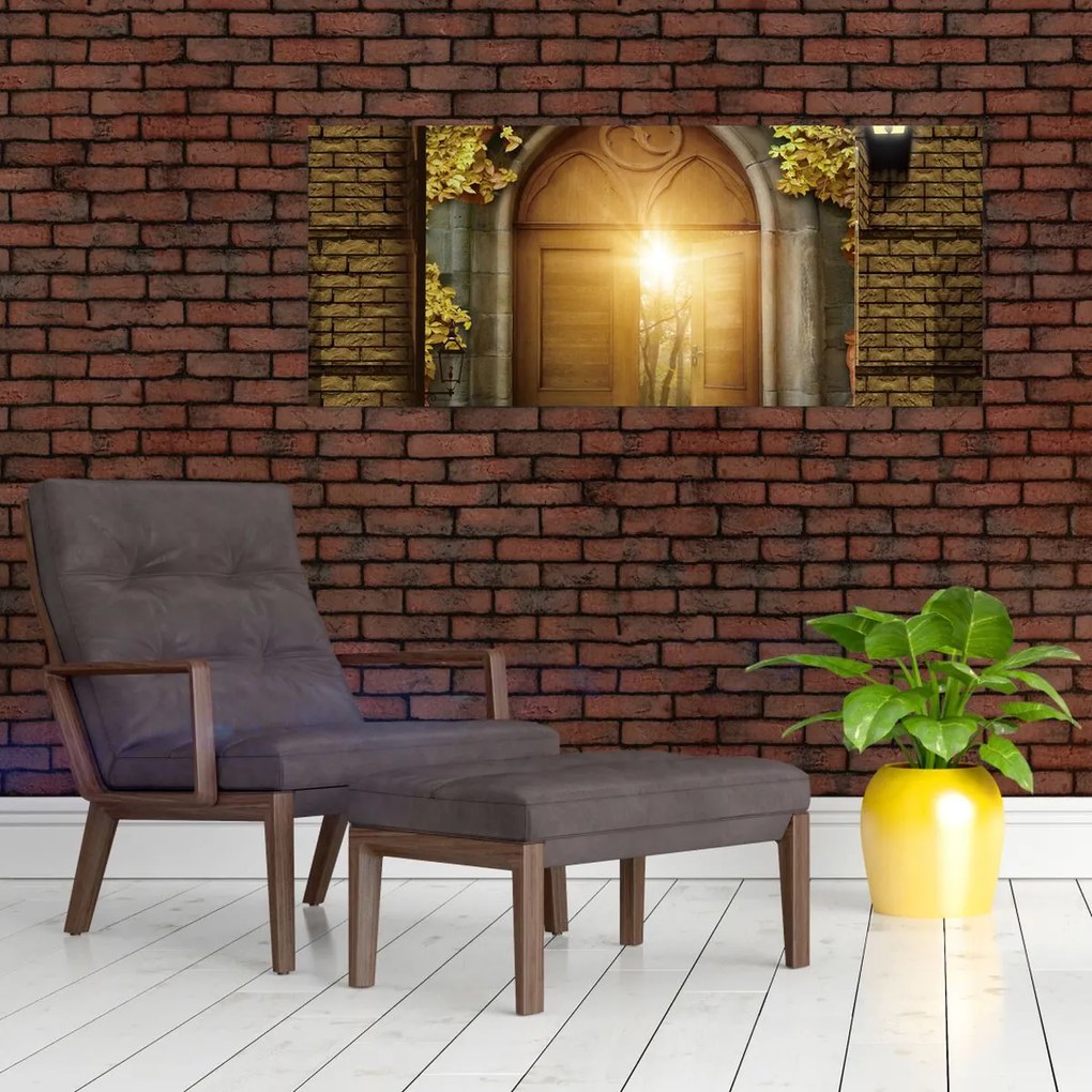 Tablou - Poarta din pădure (120x50 cm)