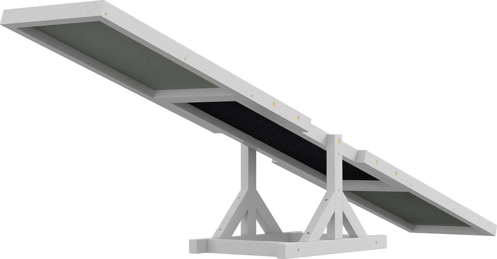 PawHut Balansă pentru Agility, antiderapantă, suportă până la 50 kg, 180 x 30 x 30 cm | Aosom Romania