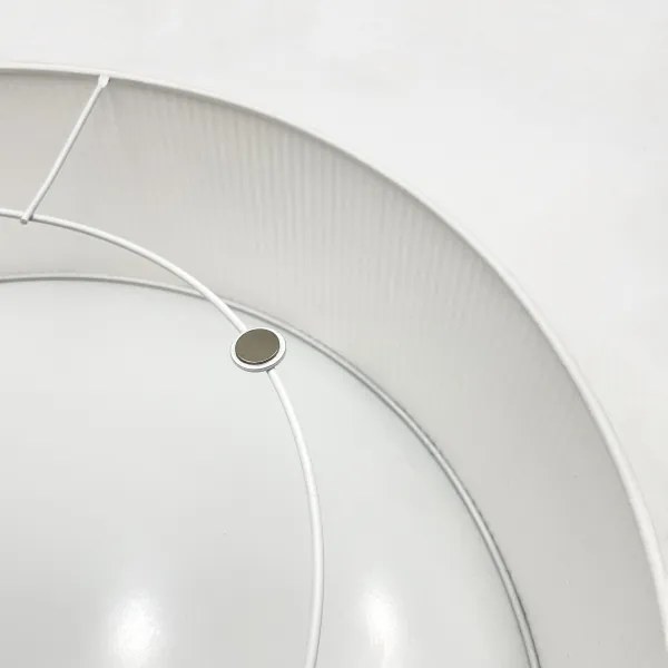 Plafonieră SIRJA PLISADO, 4xE27/15W/230V, Ø 45 cm, albă