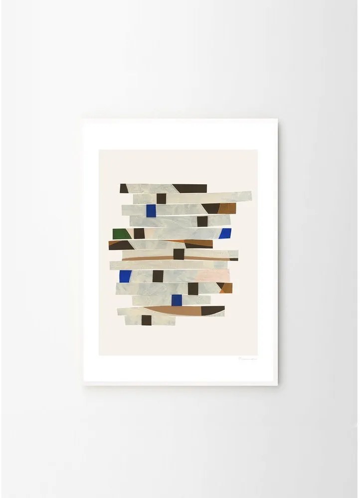 Poster 50x70 cm Cut up Stripes – Berit Mogensen Lopez – The Poster Club