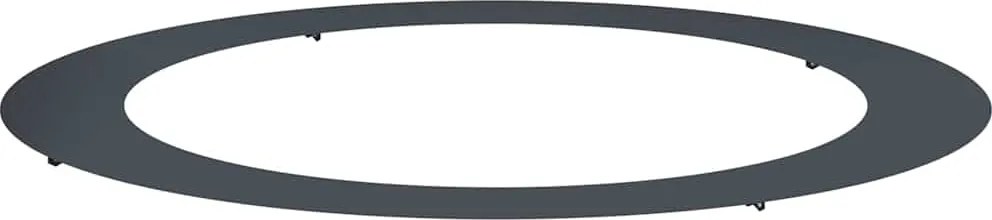 vidaXL potrivit pentru inel de copac plat Antracit Ø90 / 120 cm Oțel
