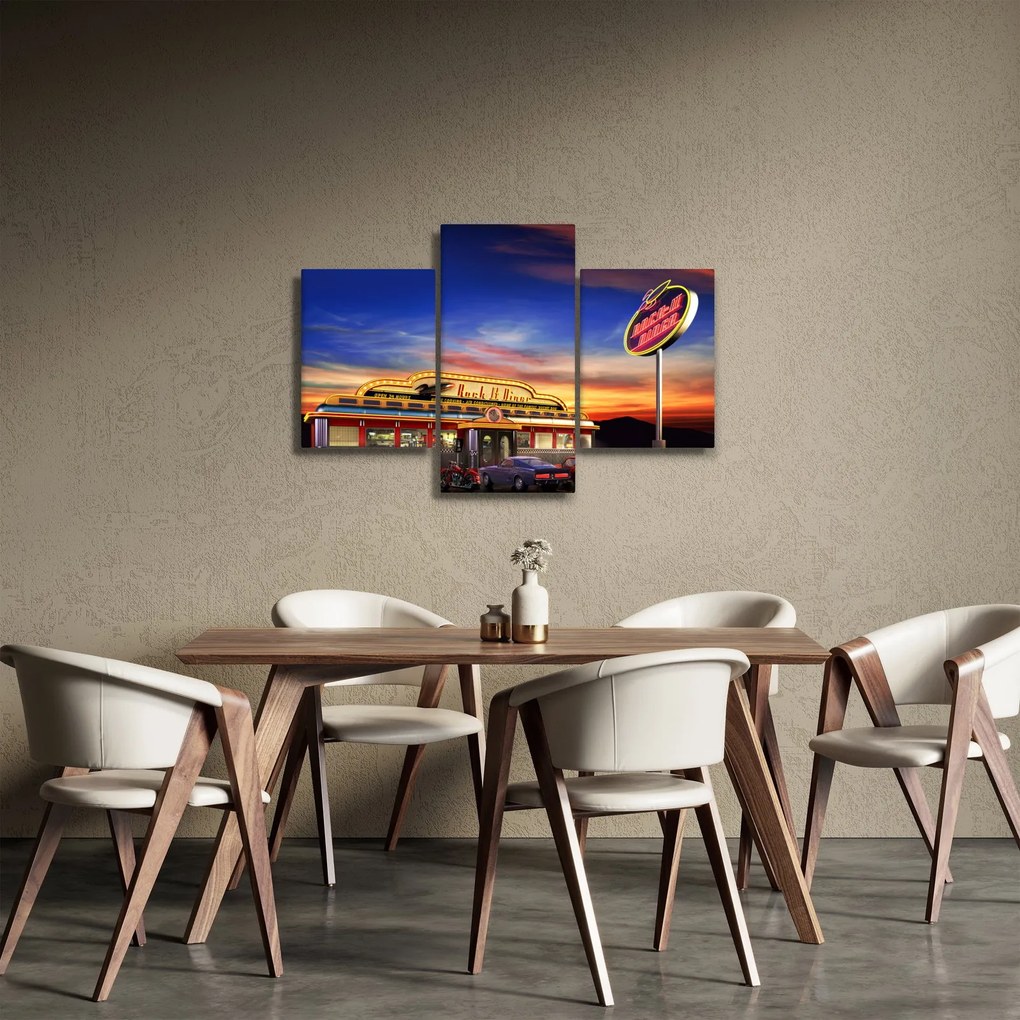 Tablou - Bar de seară (90x60 cm)