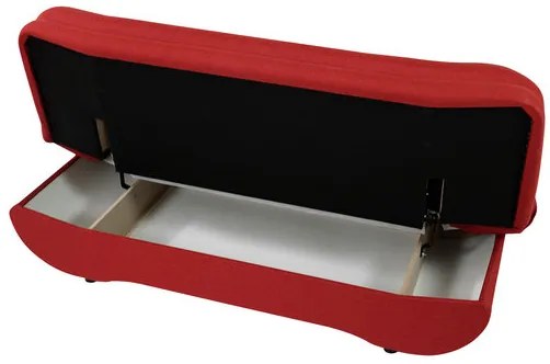 Canapea extensibilă Lehti (Gri + Negru) (cu sp. depozitare). 1105556