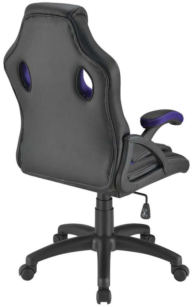 Jusky Scaun de birou Montreal - negru/violet